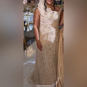 Custom made one of a kind gown.